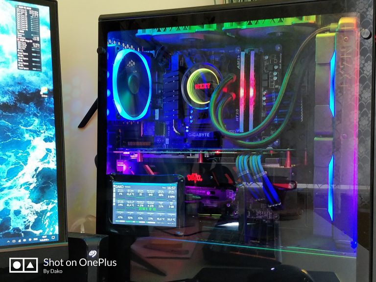 Open Hardware Monitor dashboard dakoSpace